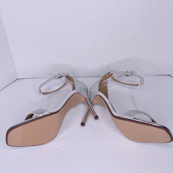 Wild Pair Bethie Glitter Metallic Heel Sandals Size 7.5 - Picture 9 of 9